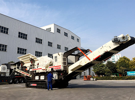 Wotetrack履帶式移動(dòng)破碎站，助力建筑垃圾資源化利用!